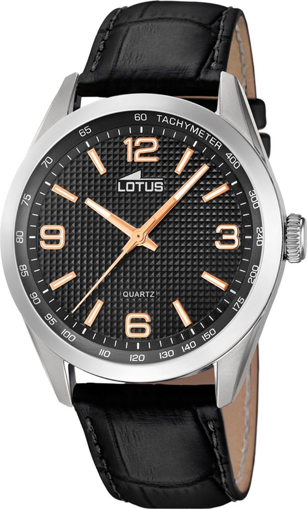 Lotus Uhr Herren Armbanduhr Lederband schwarz 18149/6 Produktbild 