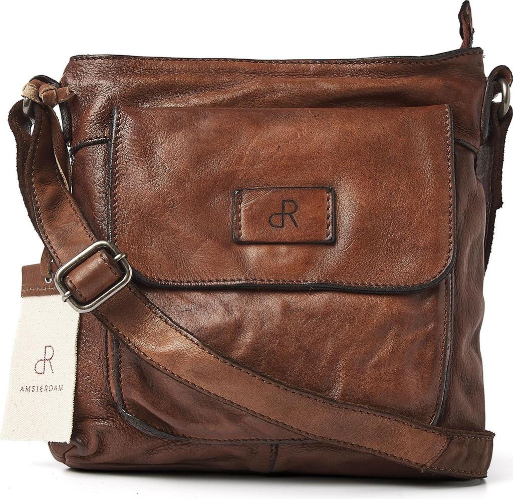 dR Amsterdam Schultertasche | Schultertasche Damen | Crossbody Tasche Damen | Handtaschen Damen | Lederschultertasche | 763821