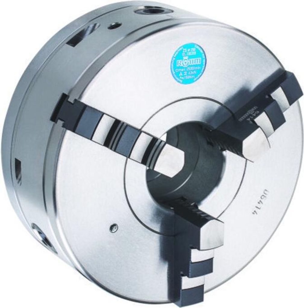 Röhm ZS Hi-Tru 160, 3-Backen, DIN 6350, Zylindrische Zentrieraufnahme, Form A - 180279