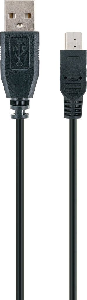 USB Mini-B Stecker auf USB-A Kabel 1/1,8 m, Kabellänge:1 m