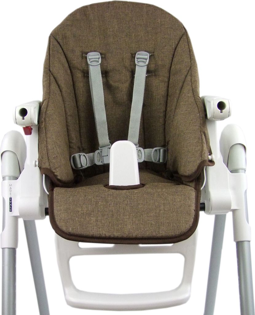 BAMBINIWELT Ersatzbezug, Sitzkissen, Bezug für Peg Perego Zero3 und Siesta MELIERT braun