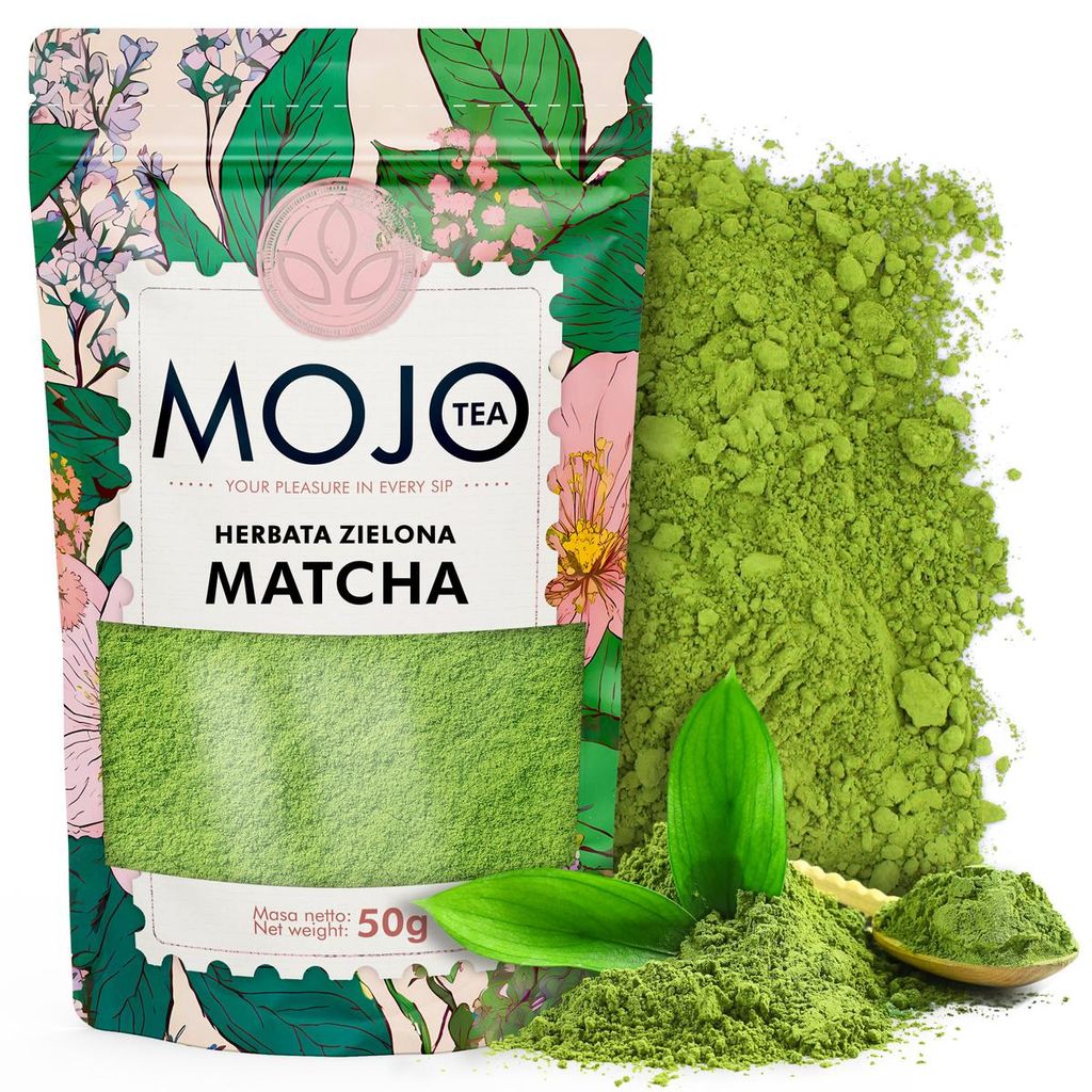 MOJO TEA Matcha Tee Pulver 50g – Traditionelles Matcha Pulver für Teezeremonie, Latte & Smoothies