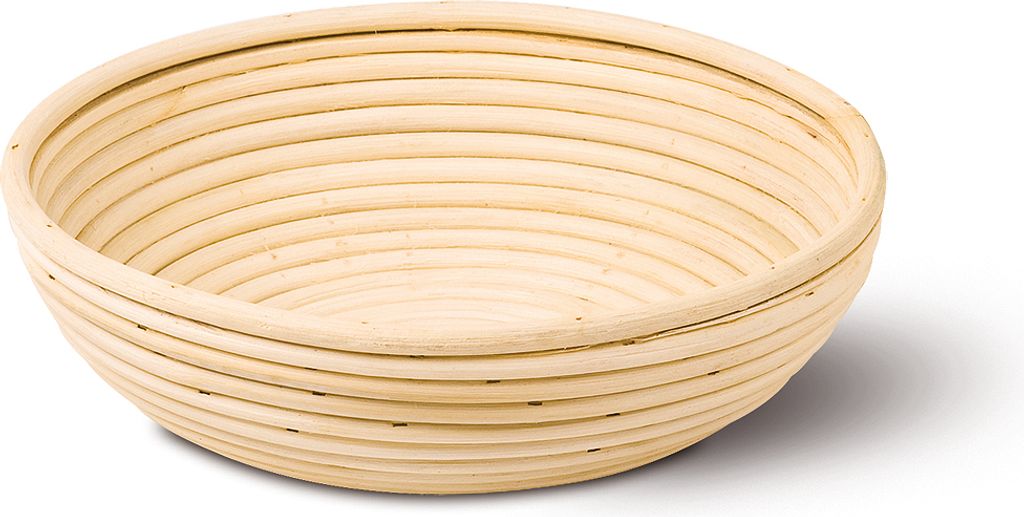 Gärkörbchen 2,0 kg / 4 Pfund rund Peddigrohr Handarbeit für rustikale Brote