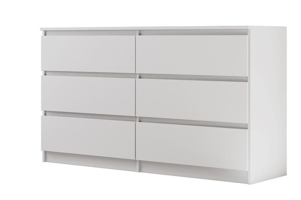 Moderne Kommode LINDA 6S - Sideboard 140cm mit 6 Schubladen Produktbild 