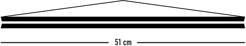 Posterleisten schwarz 51 cm (Paar) Produktbild 3