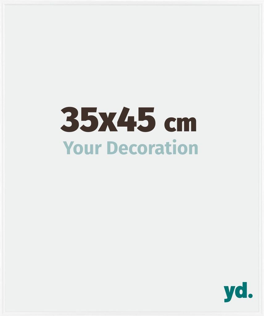 A graphic with text indicating product dimensions and a tagline.