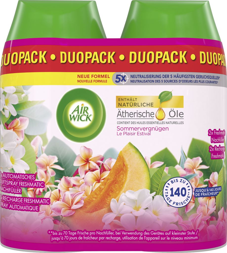 AIR-WICK Lufterfrischer Refill 3239101 Sommervergnügen 2x250ml