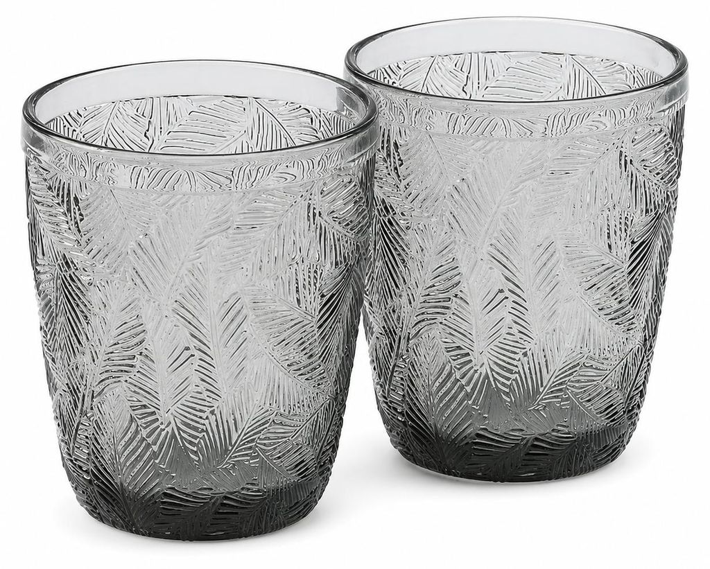 Trinkglas Ray 2er-SET Grau - 300ml Produktbild  KI-generiertes Bild
