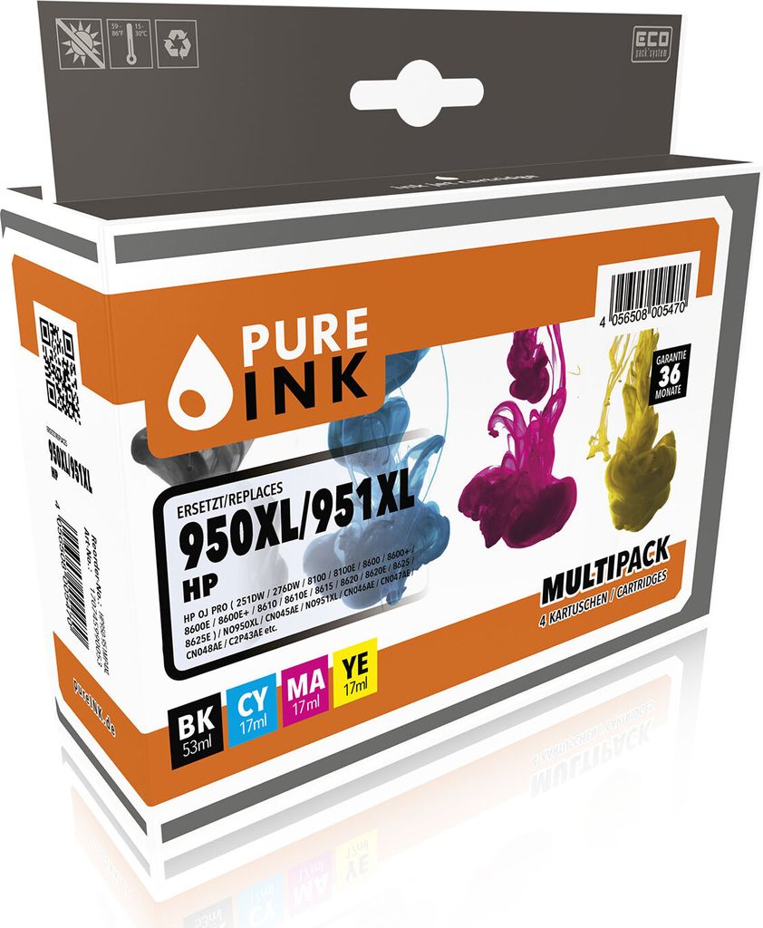 HP950-951MP4XL CMYK Druckerpatrone