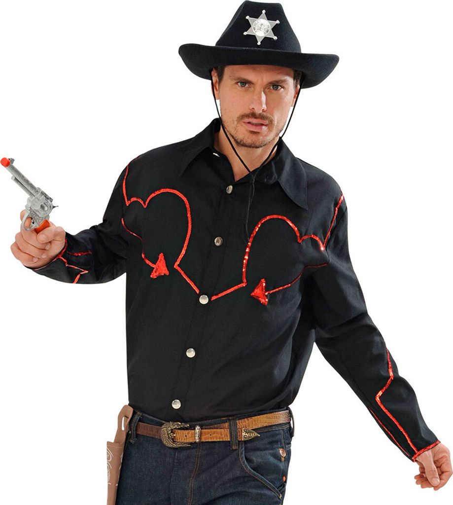 Kostüm Cowboy Hemd Rodeo Größe: 50-52 Produktbild 