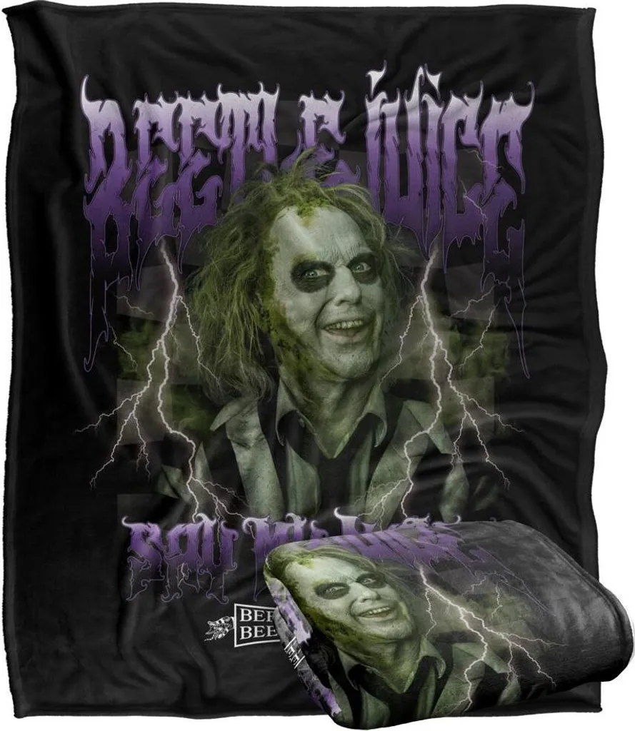 Couverture Douce Beetlejuice Say My Name TV19107 Design Multicolore - 2
