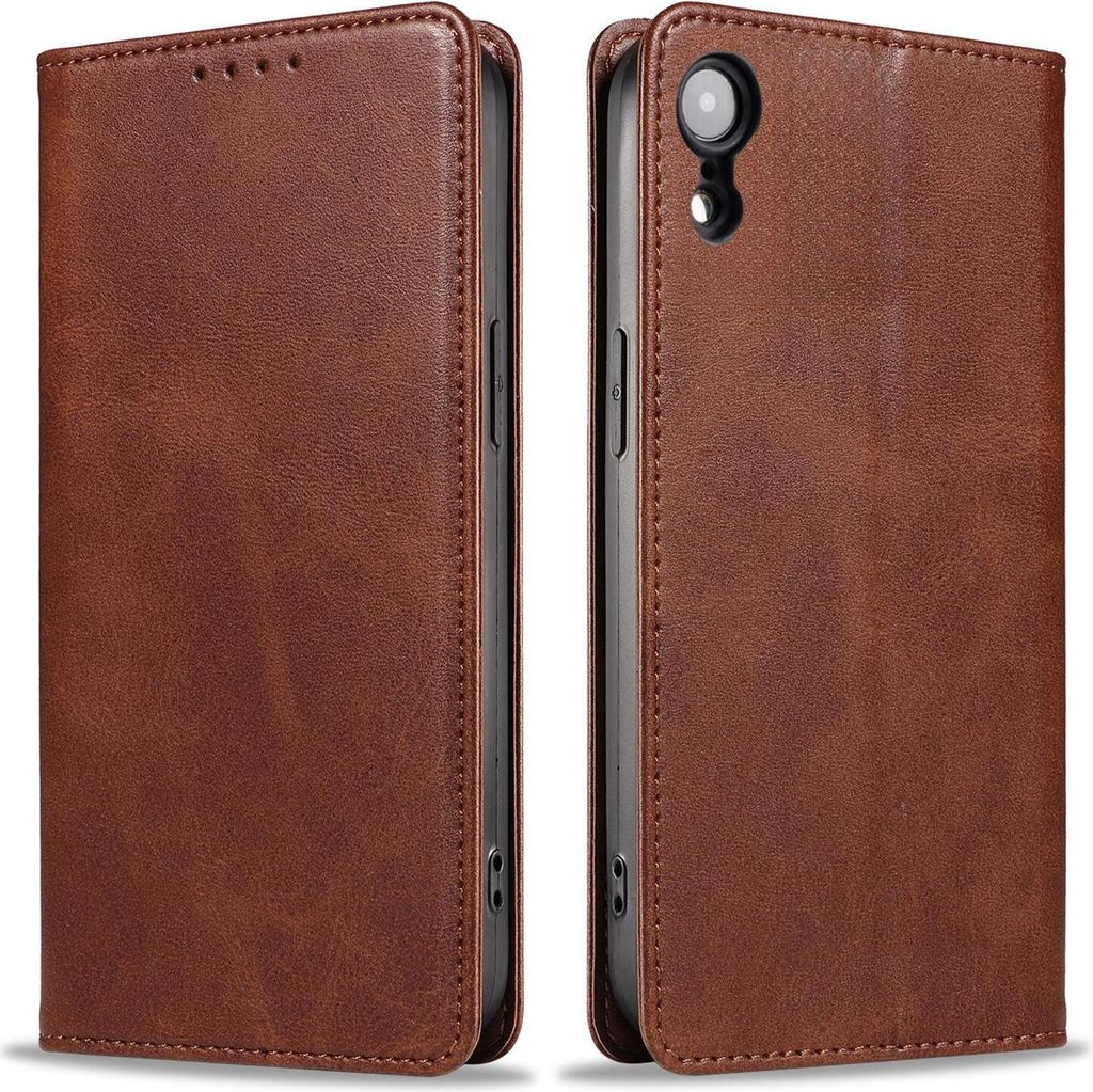 Handyhülle für Apple iPhone XR Kunstleder Flip Cover Hülle Produktbild 