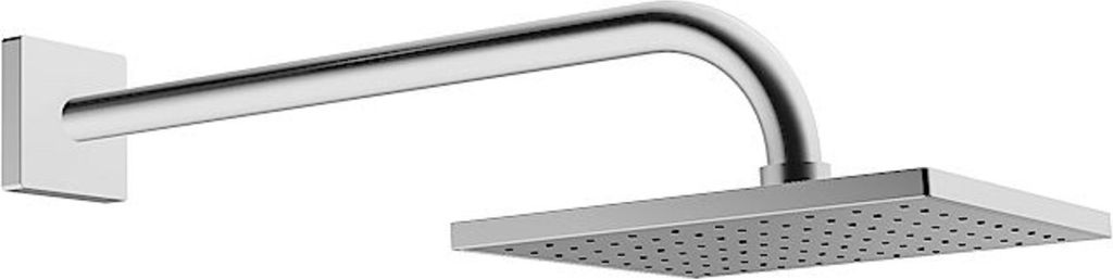 Hansa Kopfbrause quadratisch 200x200 mit Brausearm Hansa Viva verchromt, 04180240