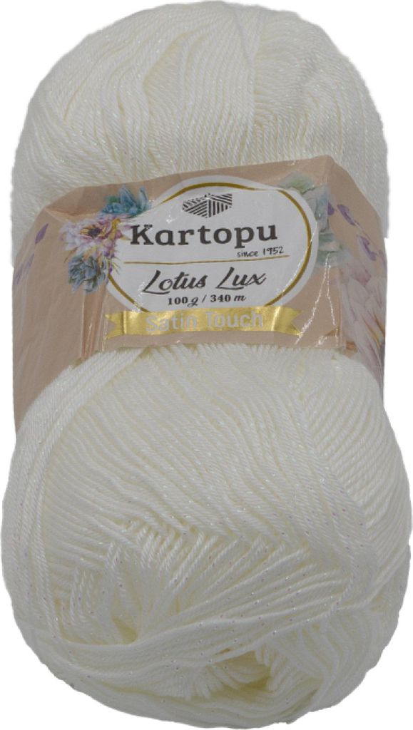 Příze LOTUS LUX - 100g / 340 m - Bílá Obrázek produktu 
