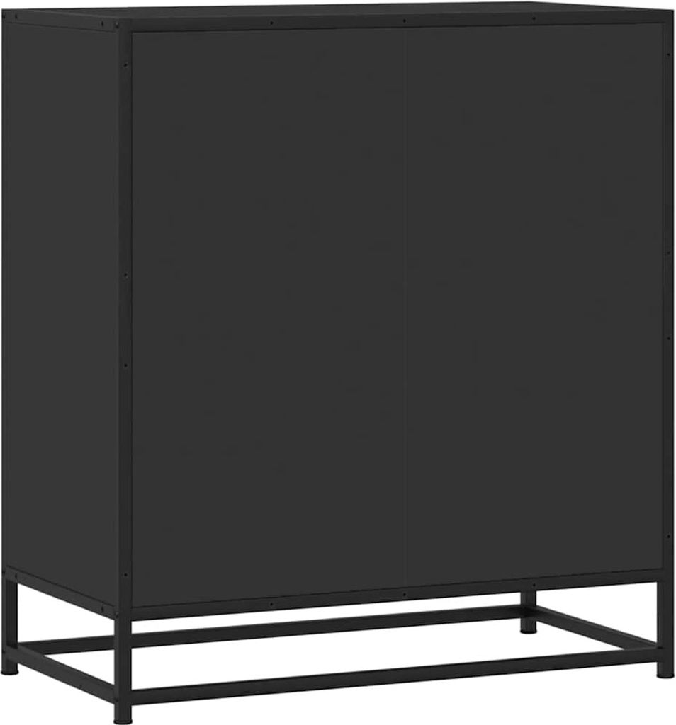 Sideboard Schwarz 68x35x76 cm Holzwerkstoff