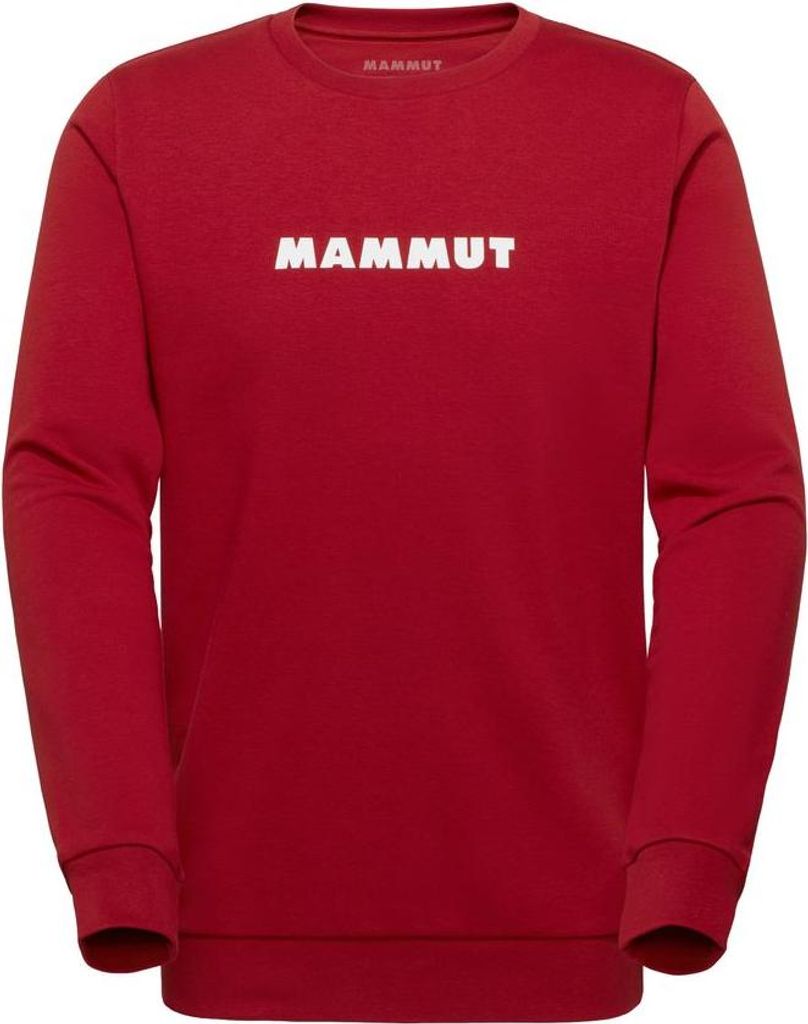 Mammut Core ML Crew Neck Men Logo - Lässiger Sweater für den Alltag, Farbe:dark mammut red, Größe:XXL