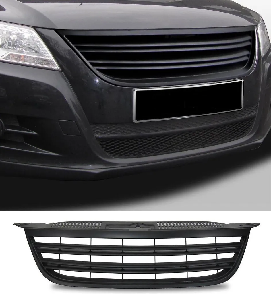Grille de Calandre Sport Noir sans Emblème pour VW Tiguan 5N 2007-2011