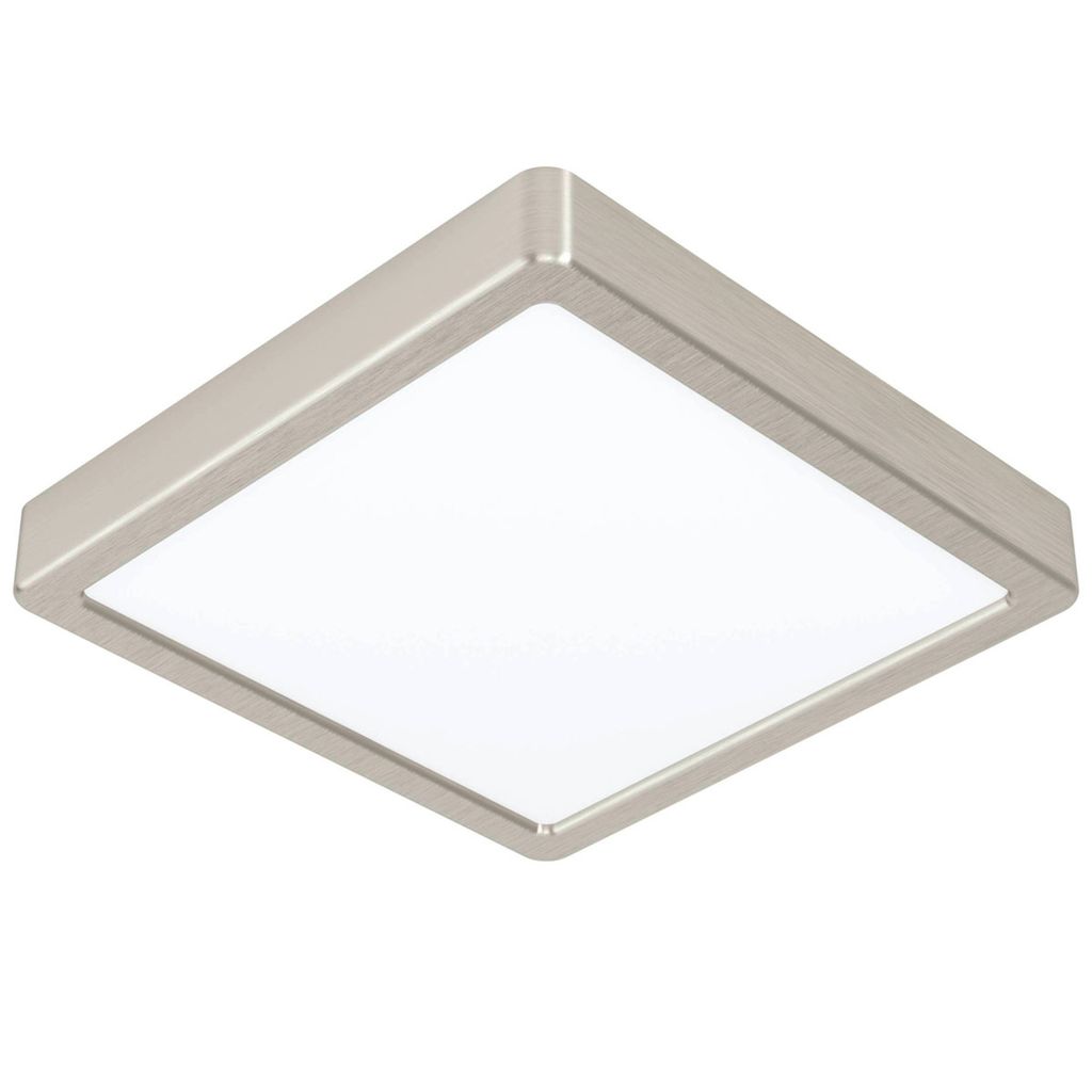 Stropní svítidlo LED - barva niklu - ocel - plast - 21 x 21 Obrázek produktu 