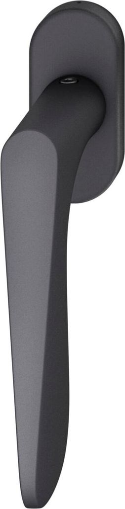 FSB Fenstergriff 34 1144 ovale Rosette Griff universal Aluminium schwarz matt