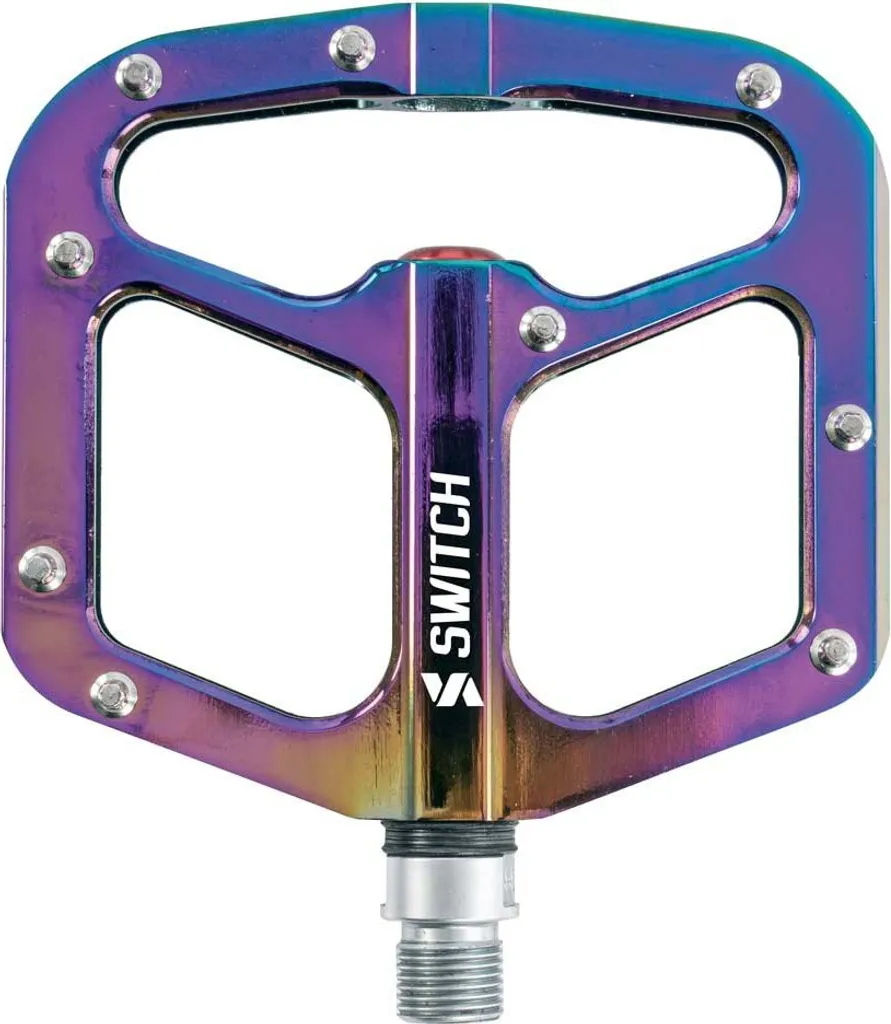 Pédales dorées Switch Road Gap Golden One Size avec grip haute qualité