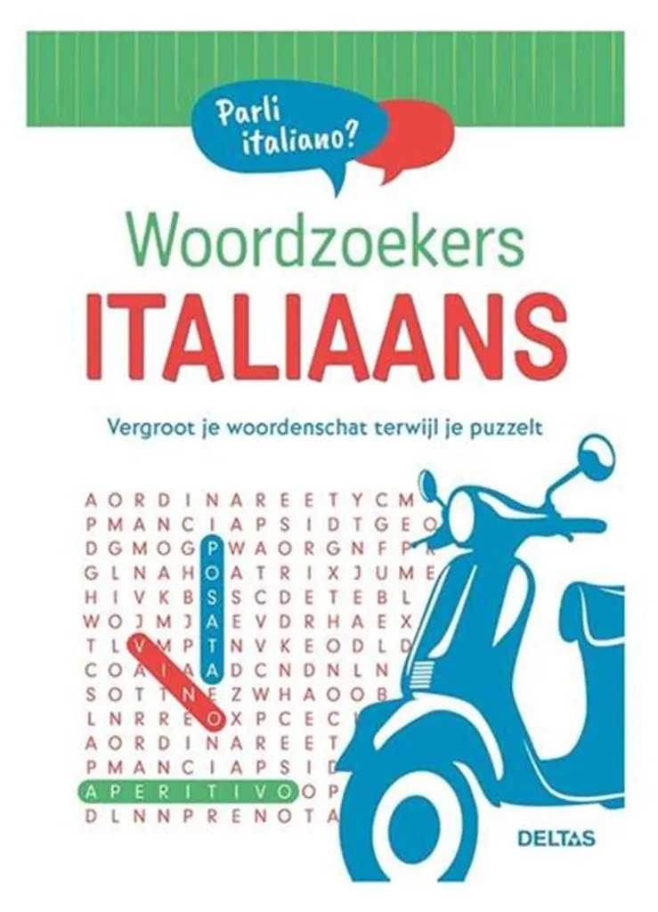 Mots mêlés italiens lisibles : 1000 mots thématiques, bloc détachable