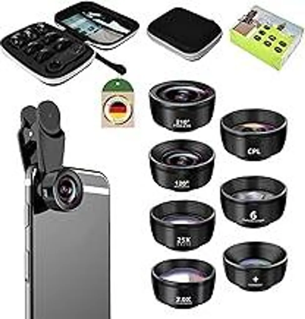 Recensione Kit Lenti Cellulare 7 in 1: Ottica HD e Design in Alluminio - 1