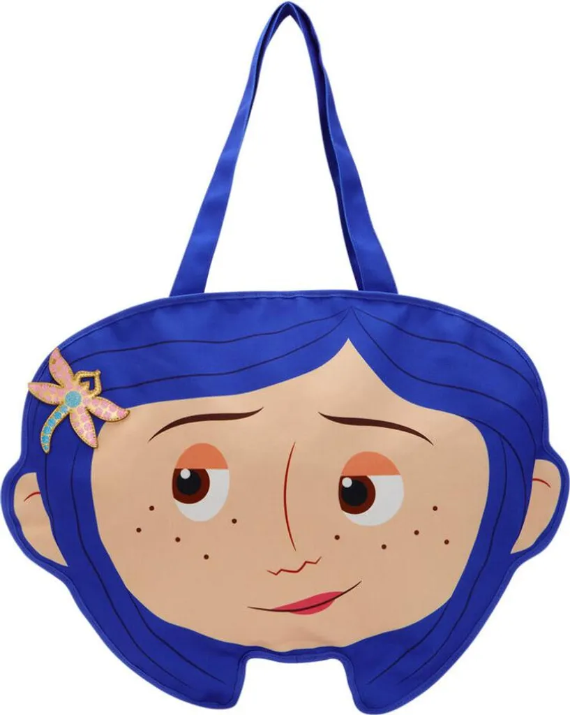 Sac de transport Coraline idéal pour le shopping, toile Laika spacieuse