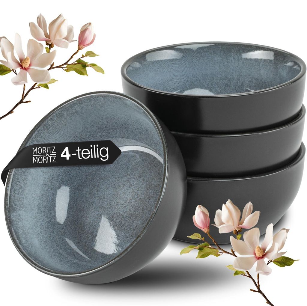 Moritz & Moritz VIDA 4tlg Miso Schalen Blau Produktbild 