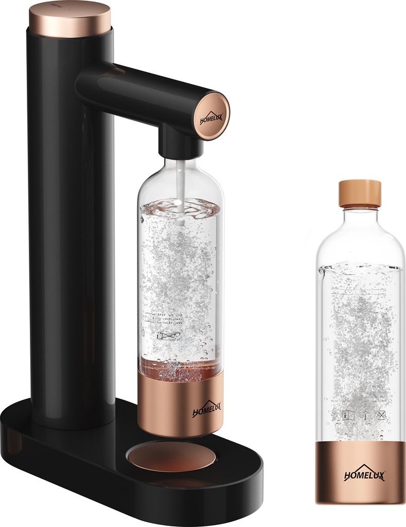 HOMELUX Wassersprudler, Sprudelwasser Maschine Mit 2 x 1L Produktbild 