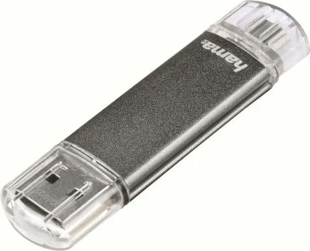 hama USB 3.0 / 3.1 Speicherstick "C-Laeta" 16 GB silber Produktbild 