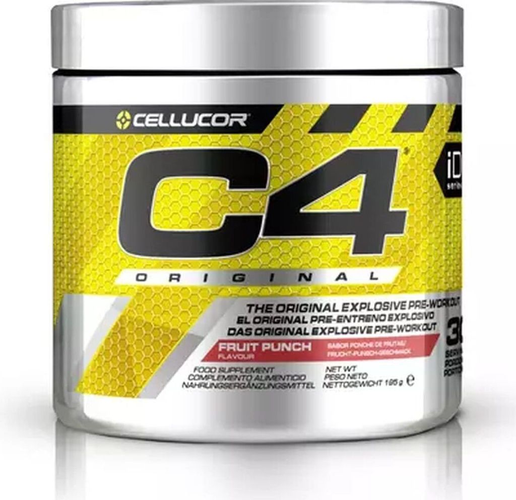 Cellucor C4 - 195g, smaak: fruitpunch Productafbeelding 