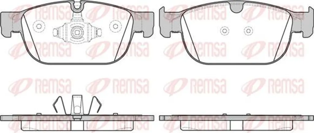 Plaquettes de frein REMSA 1696.00 pour Volvo S90 V90 XC60 XC90 - OE 31445976