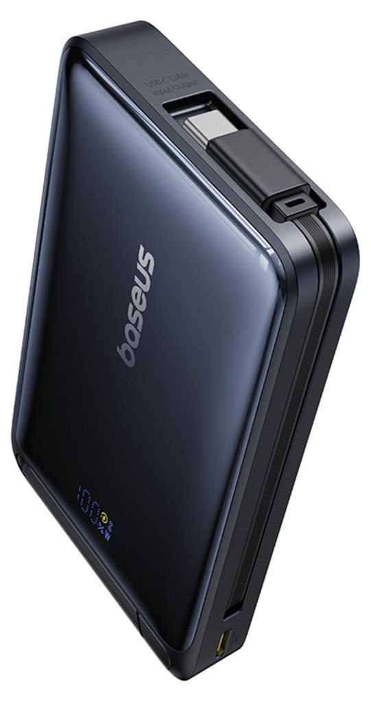 Powerbank Baseus Nomos 10000 mAh, 30 W, Qi2, mit Standfuß, Produktbild 