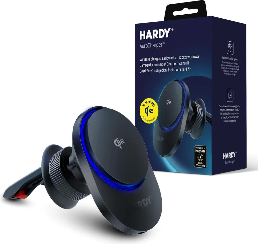 Chargeur induction Qi2 pour bureau 3Mk Hardy Aerocharger 15W magnétique