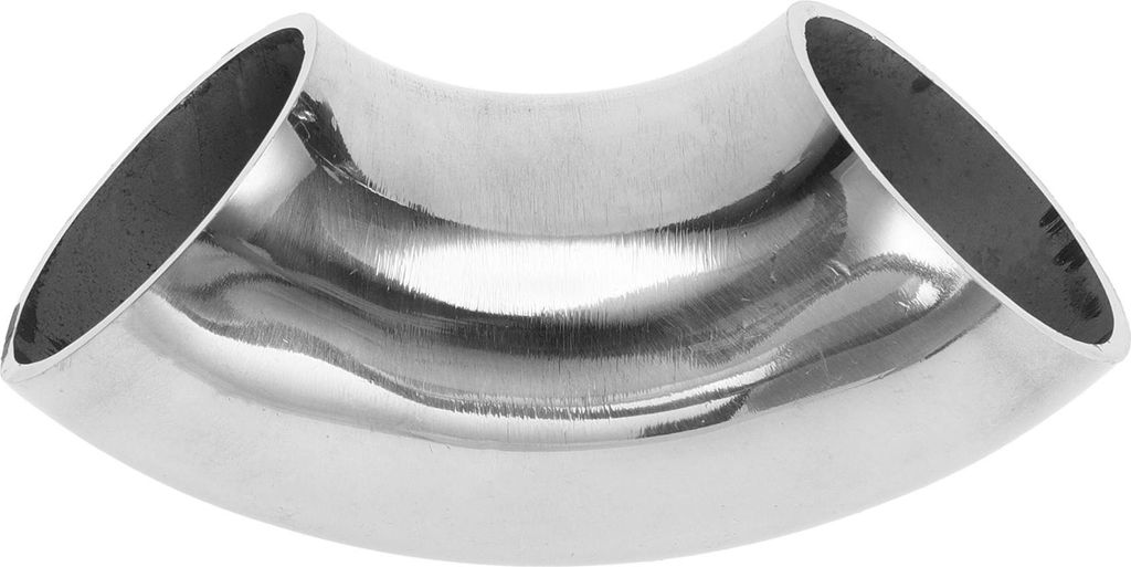 90 Grad Bogenbogen Ellenbogen Auto Modifizierte Auspuffrohrrohrleitung Rohrleitung 1,5" Zoll OD Dicke 2mm/14GA 38x100x2.0mm 304 Edelstahl Silberton