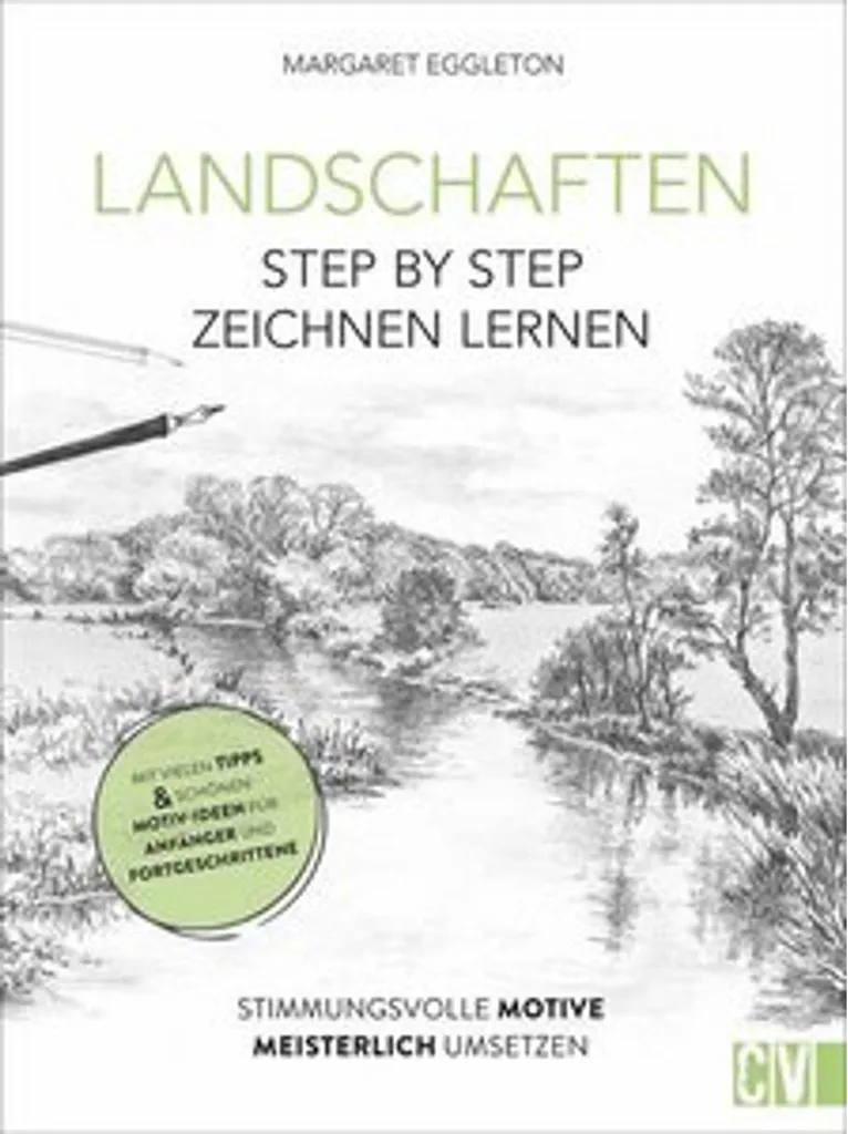 Guide de dessin de paysages pas à pas avec 100 illustrations détaillées noir