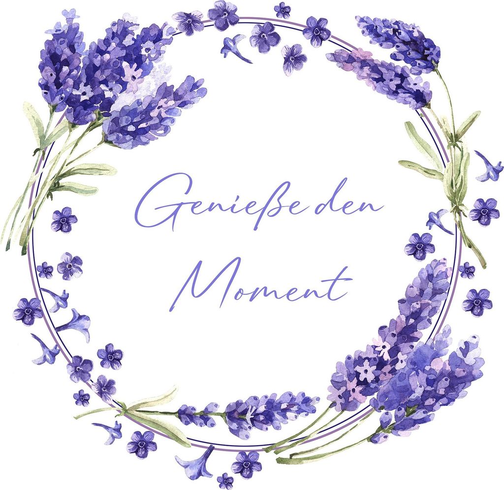 20 Servietten Wreath Moment - Genieße den Moment im Lavendelkranz 33x33cm
