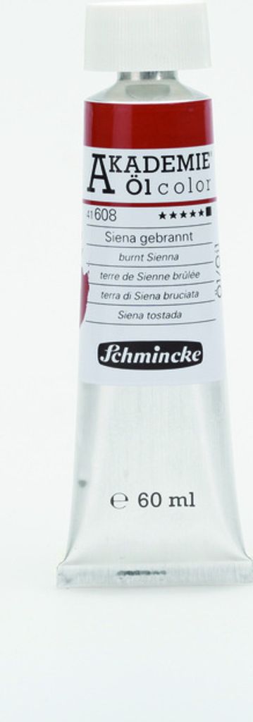 Schmincke 60ml AKADEMIE Öl color Siena gebrannt Öl 41 608 011