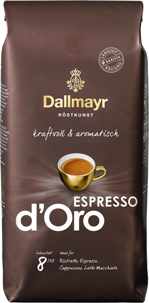Dallmayr Espresso d Oro cała kawa ziarnista mocny smak Zdjęcie produktu 