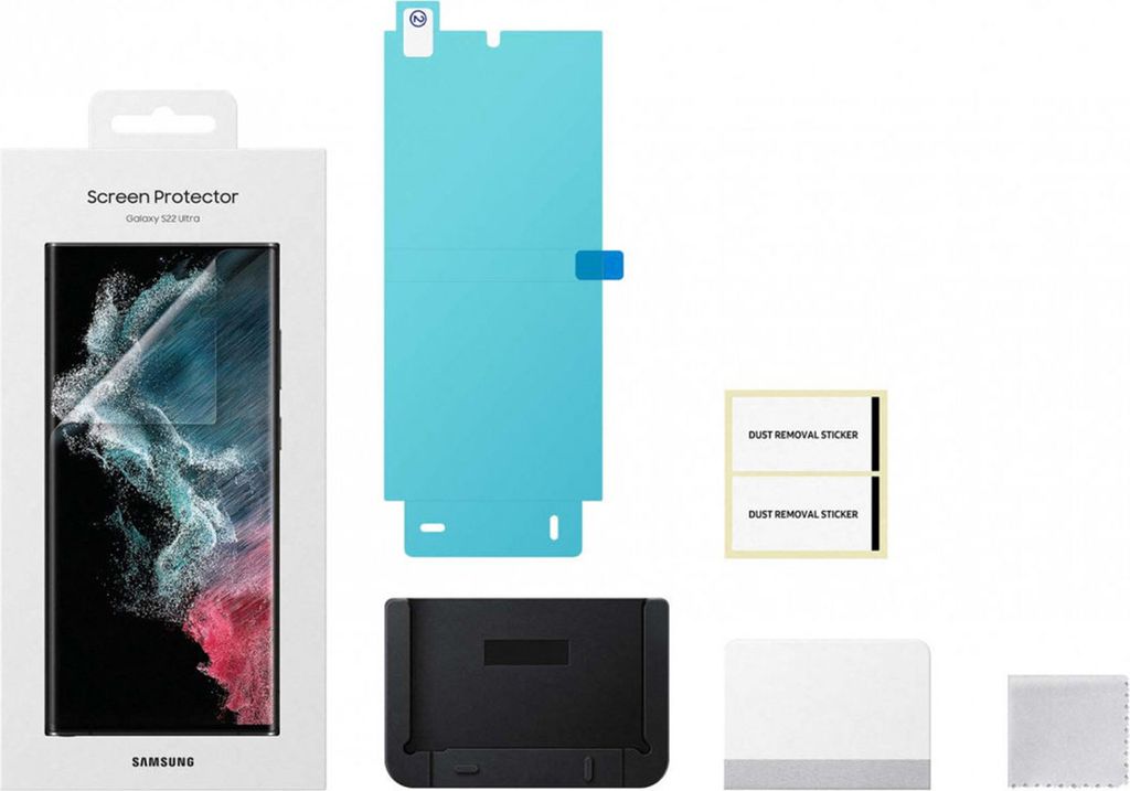 Samsung Schutzfolie für Galaxy S22 Ultra, Transparent Produktbild 2