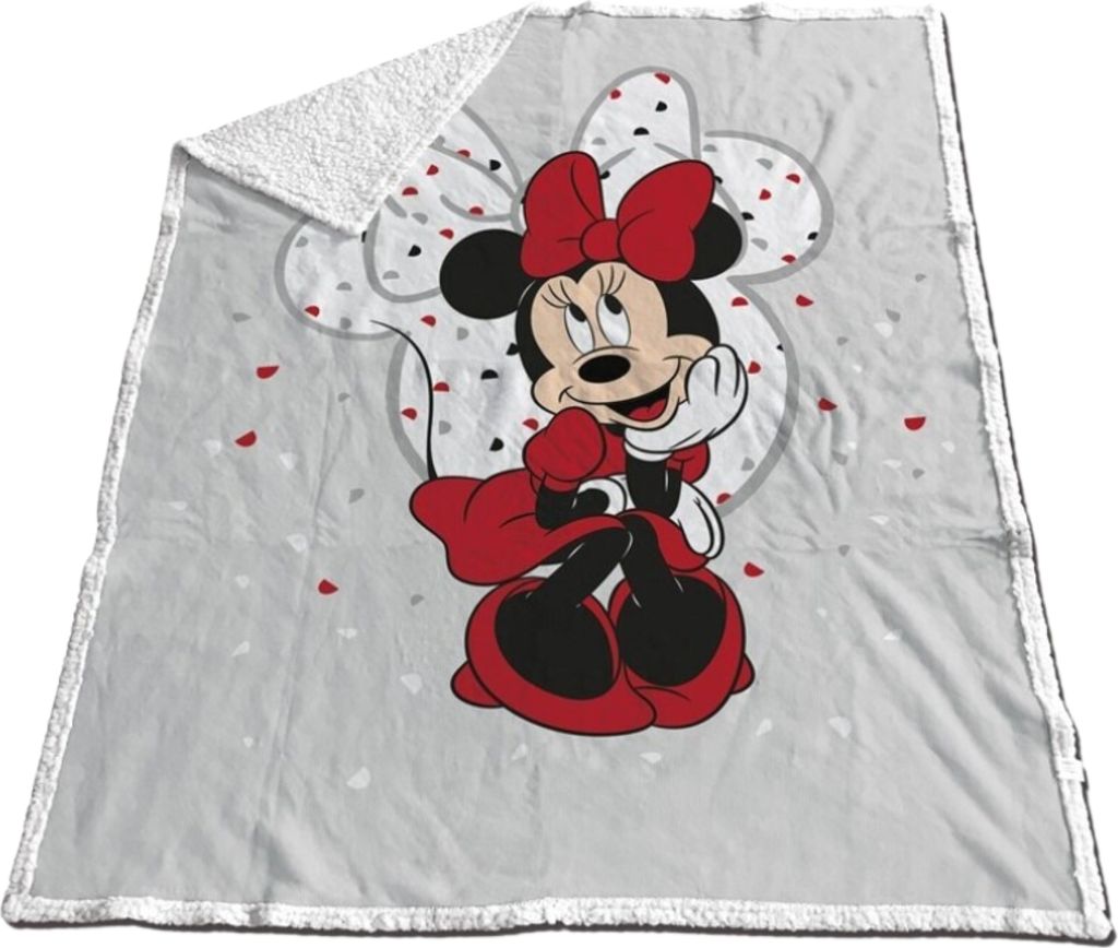 Disney Minnie Mouse Fleecedecke 130x170 cm – Kuschelige Produktbild 