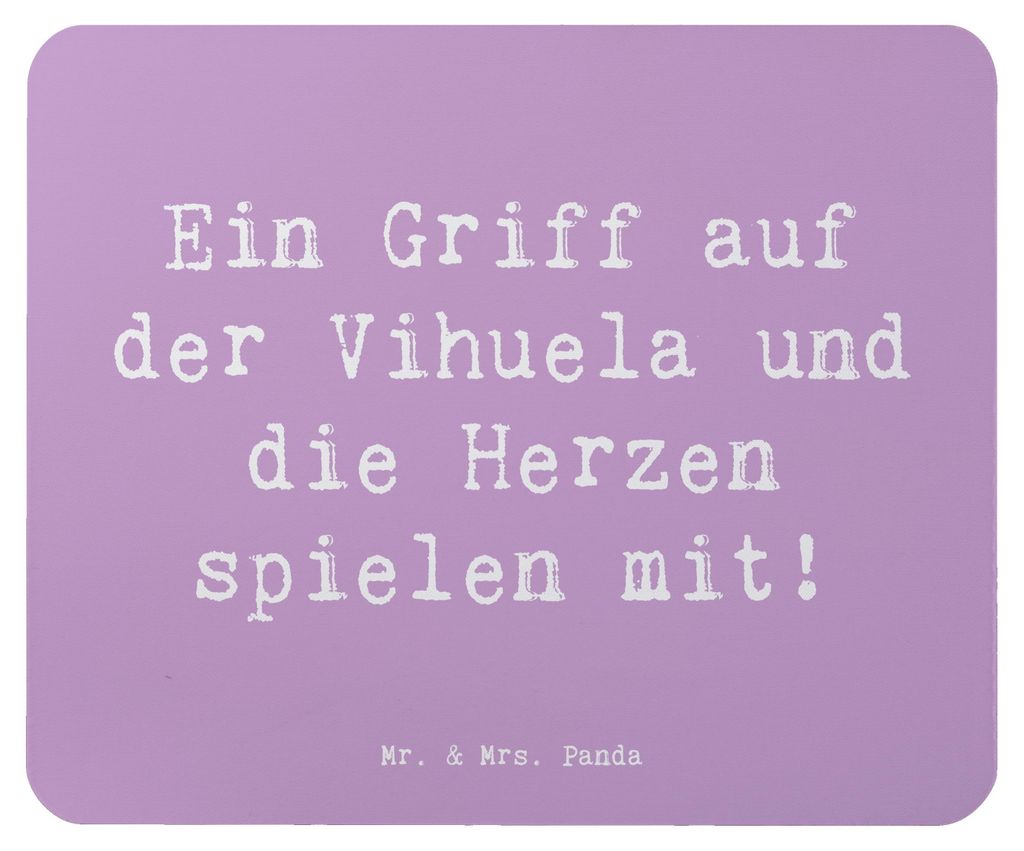 Mr. & Mrs. Panda Mousepad Spruch Vihuela Herzklang - Produktbild 