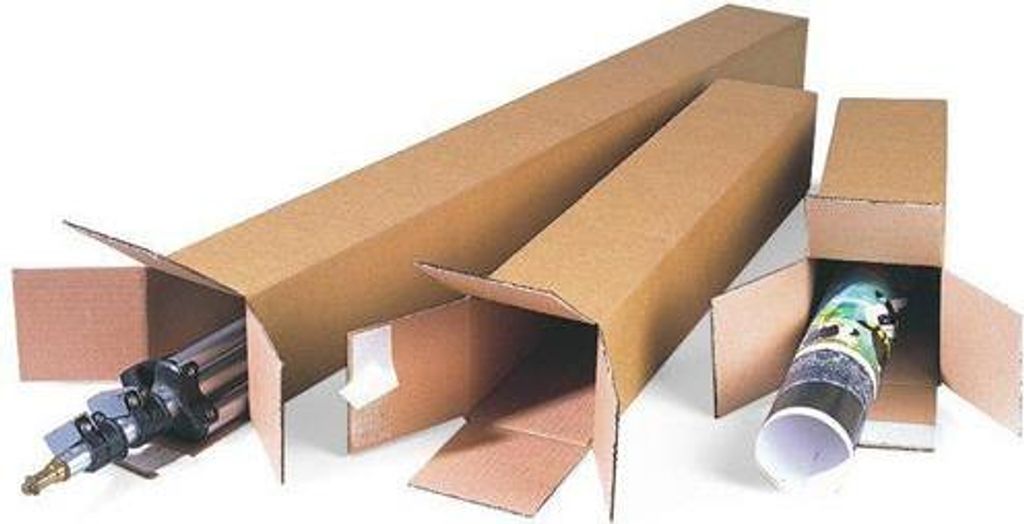 Karton 1-wellig Quattropack m.SK-Verschluss Maße 108x108x431mm A2 Q.1.20 B braun