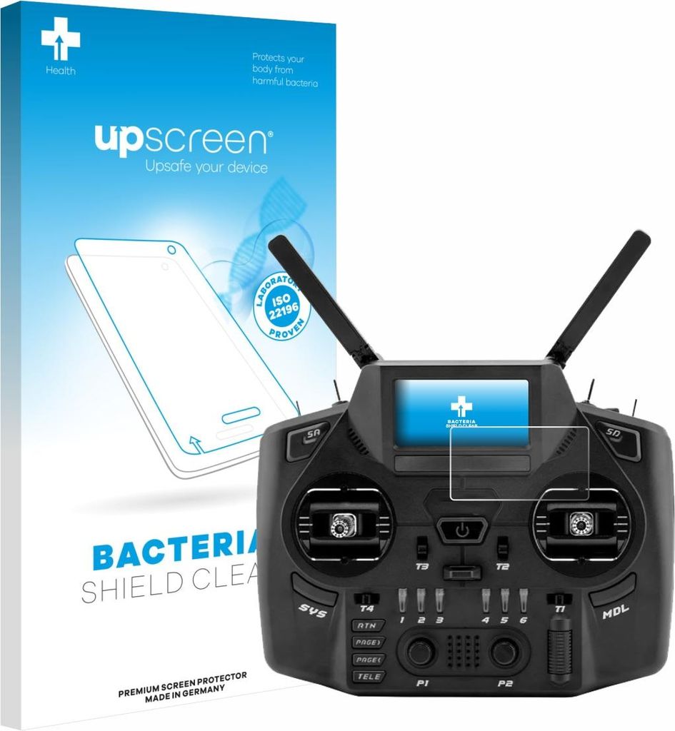 upscreen Schutzfolie für Radiomaster GX12 Displayschutz Displayschutzfolie Folie Klar antibakteriell