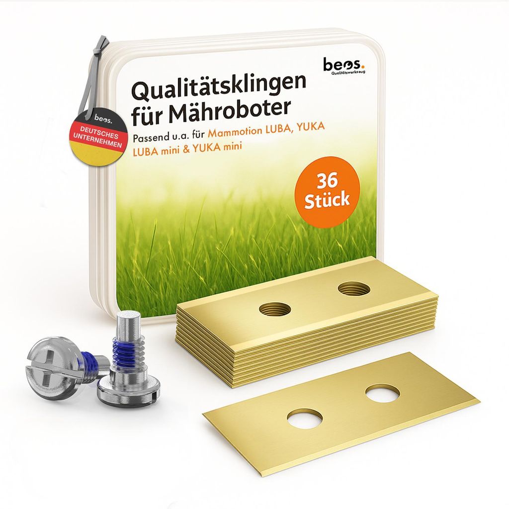 beos® 36x Premium Titan Ersatzmesser & Schrauben mit Produktbild 