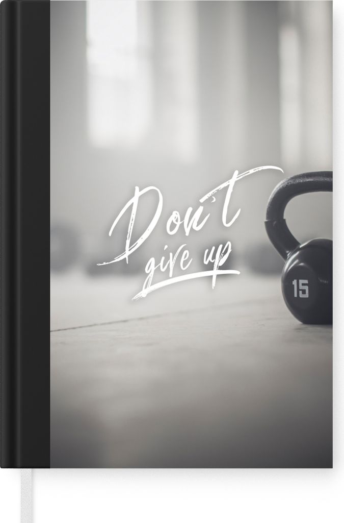 MuchoWow Notizbuch Tagebuch Haushaltsbuch Notebook A5 Gib nicht auf" - Sprichwörter - Zitate - Notizblock - Notizheft - Notebook - Schreibblock ...