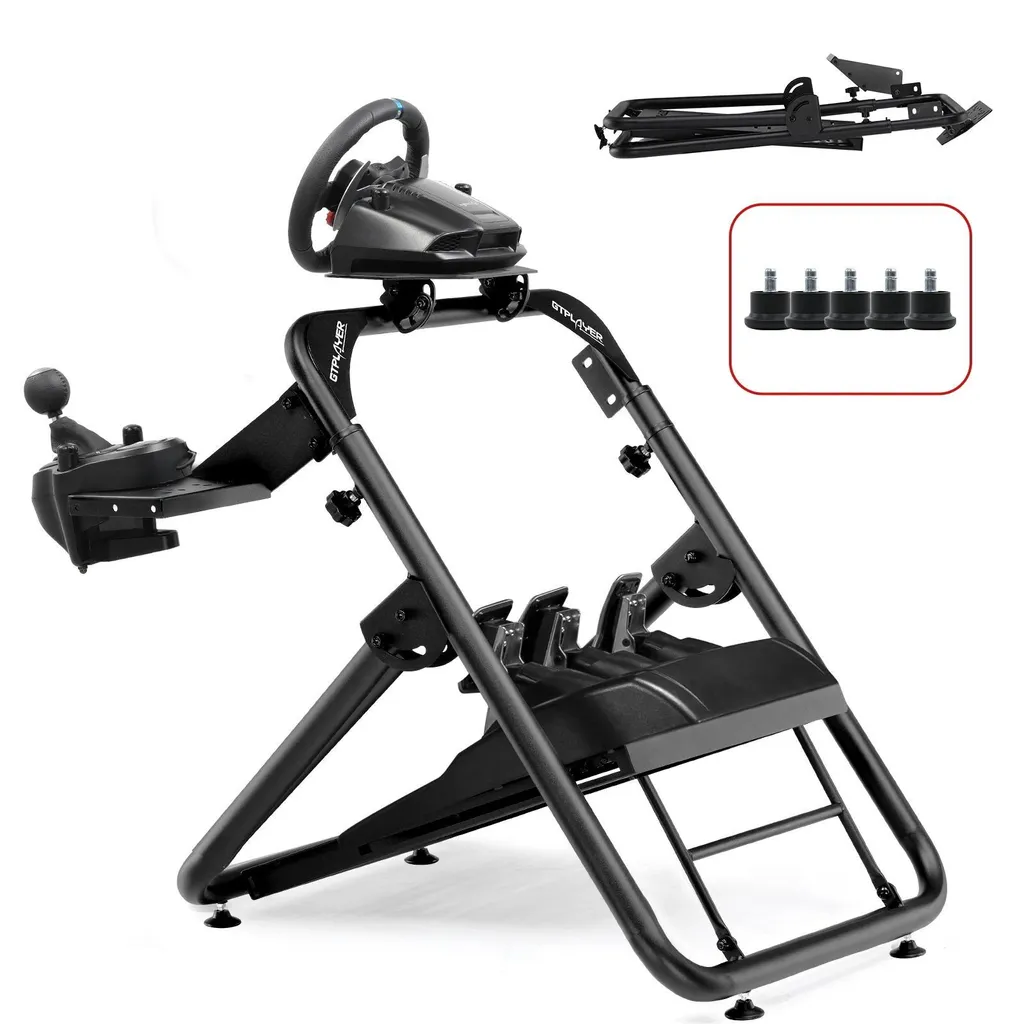 Cockpit de simulation GTS05 avec support téléphone pour volant PC