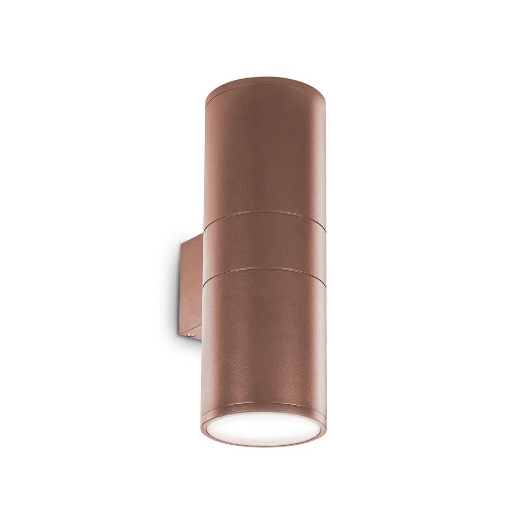 Éclairage mural pour terrasse et jardin Ideal Lux GUN AP2 BIG 163611 E27