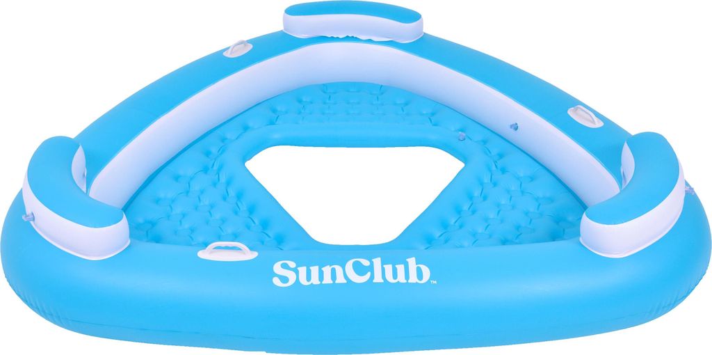 SunClub Dreiecks-Sessel / Float 195x188x35 cm, blau