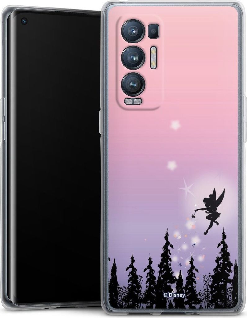 DeinDesign Handyhülle für Oppo Find X3 Neo Silikon Hülle Case Smartphone Schutzhülle Disney Offizielles Lizenzprodukt Tinkerbell